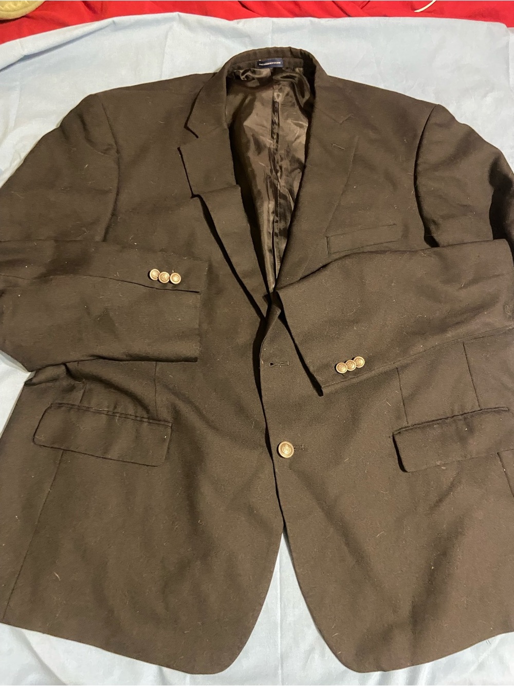 Men's Black Single-Breasted Blazer